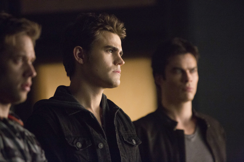 Still of Ian Somerhalder, Paul Wesley and Shaun Sipos in Vampyro dienorasciai (2009)