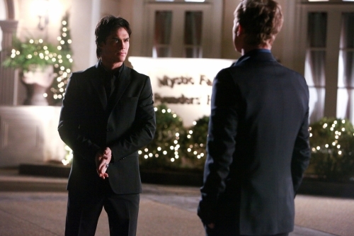 Still of Ian Somerhalder and David Anders in Vampyro dienorasciai (2009)