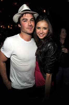 Ian Somerhalder and Nina Dobrev