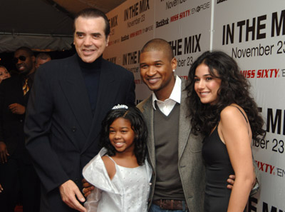 Chazz Palminteri, Emmanuelle Chriqui and Usher Raymond at event of In the Mix (2005)