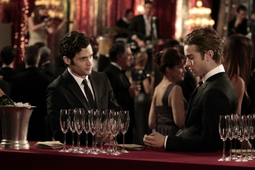 Still of Penn Badgley and Chace Crawford in Liezuvautoja (2007)