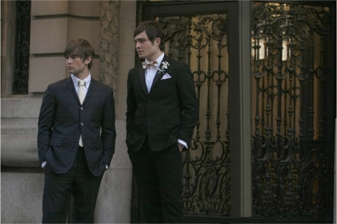 Still of Chace Crawford and Ed Westwick in Liezuvautoja (2007)