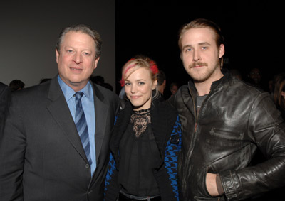 Al Gore, Ryan Gosling and Rachel McAdams