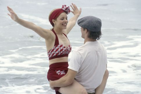 Still of Ryan Gosling and Rachel McAdams in Uzrasu knygele (2004)