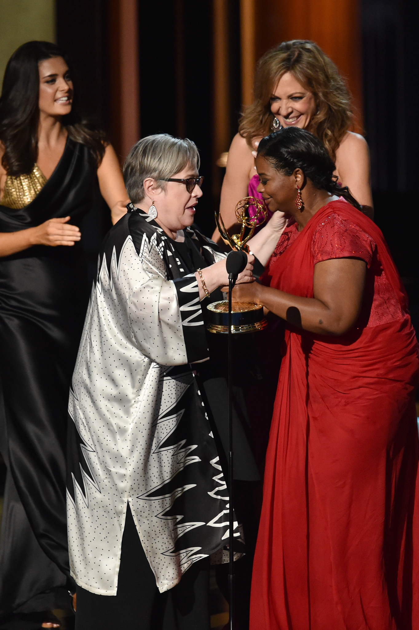 Kathy Bates, Allison Janney and Octavia Spencer at event of The 66th Primetime Emmy Awards (2014)