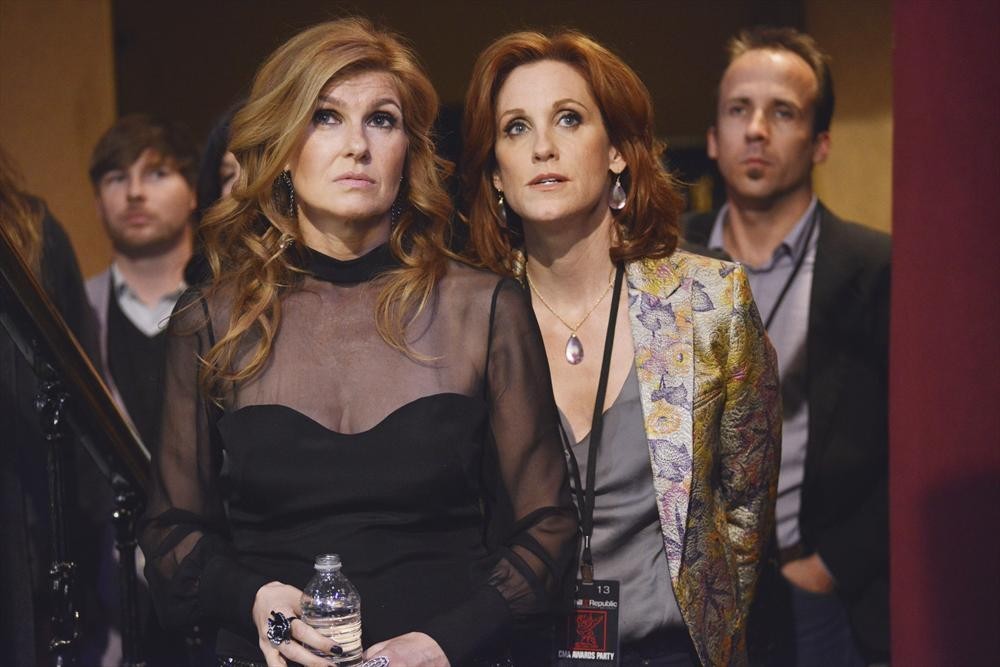 Still of Connie Britton and Judith Hoag in Nashville (2012)