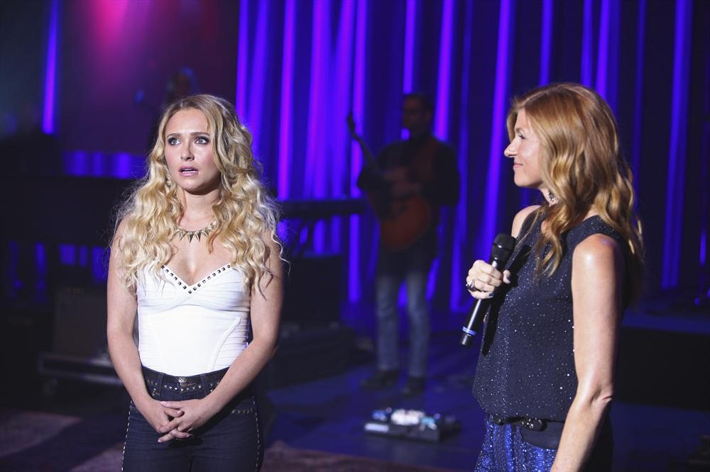 Still of Connie Britton and Hayden Panettiere in Nashville (2012)