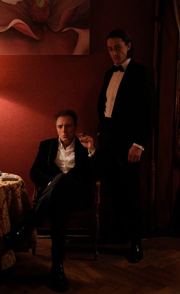 Armand Assante and Karim Lasmi on set of 