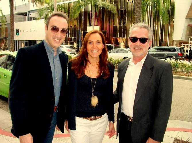 Music Composer/Producer Federico Vaona, Me(Maria Vascsak) and Film & TV Writer and producer Lee Schiller, Los Angeles, April 2015