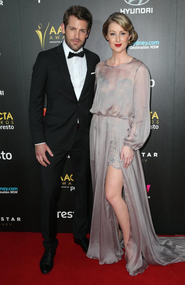 Tim & Kristina Ross at the 5th AACTA awards in Sydney