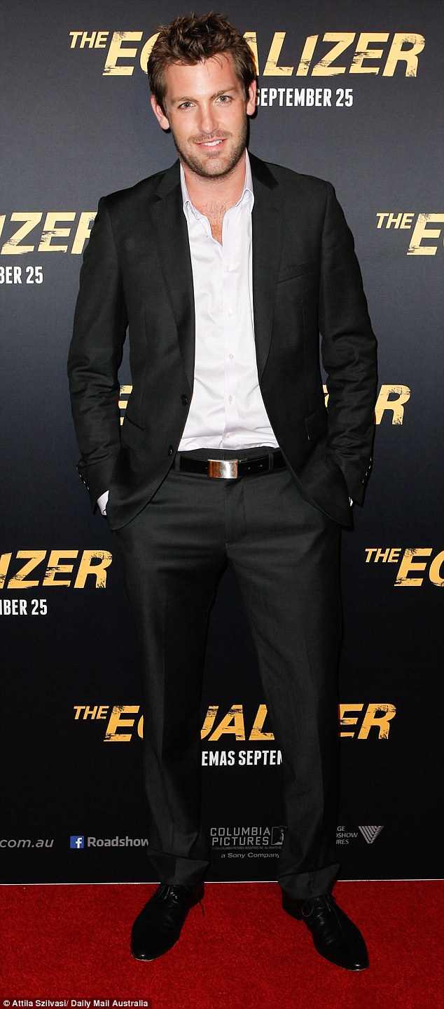 Tim Ross at the Sydney Premiere of The Equalizer.