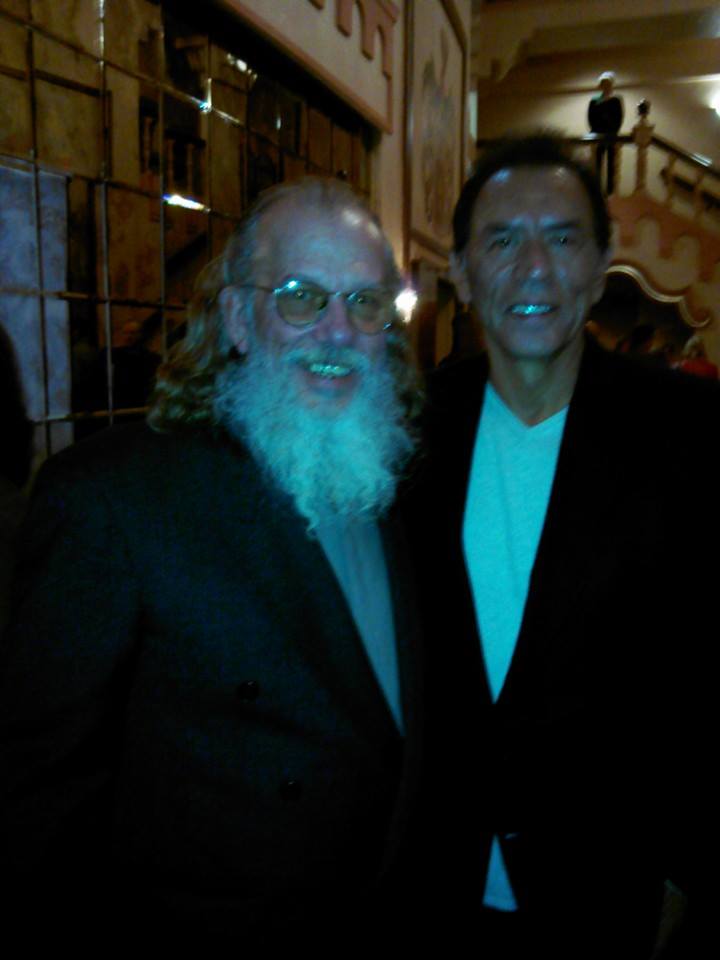 Martin Palmer with Wes Studi at the New Mexico premier of 