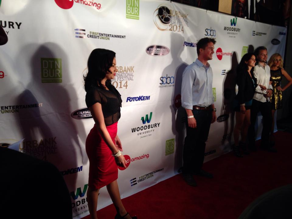 Angela Whitworth at The Burbank Film Festival showing of 