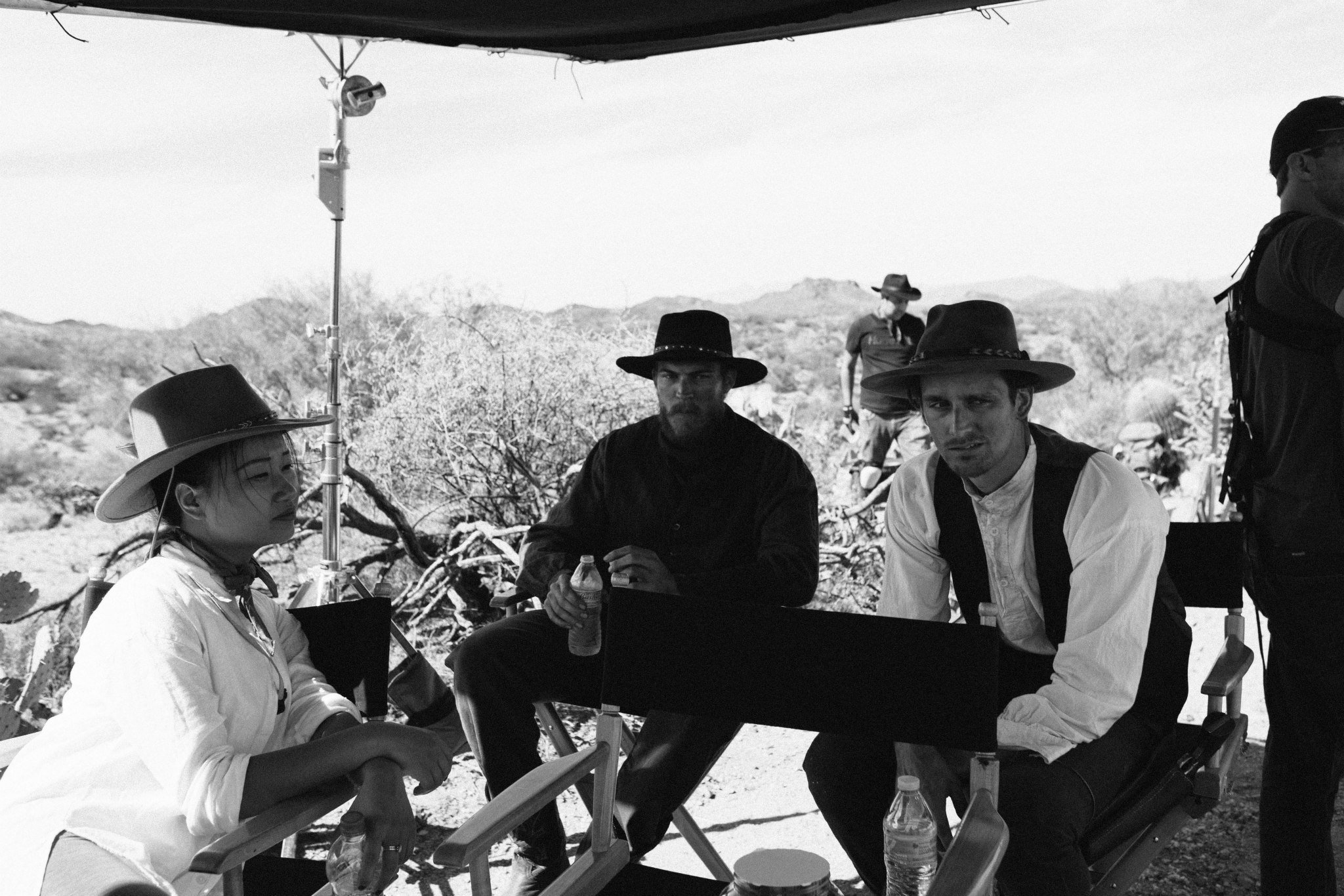 On set of A Western