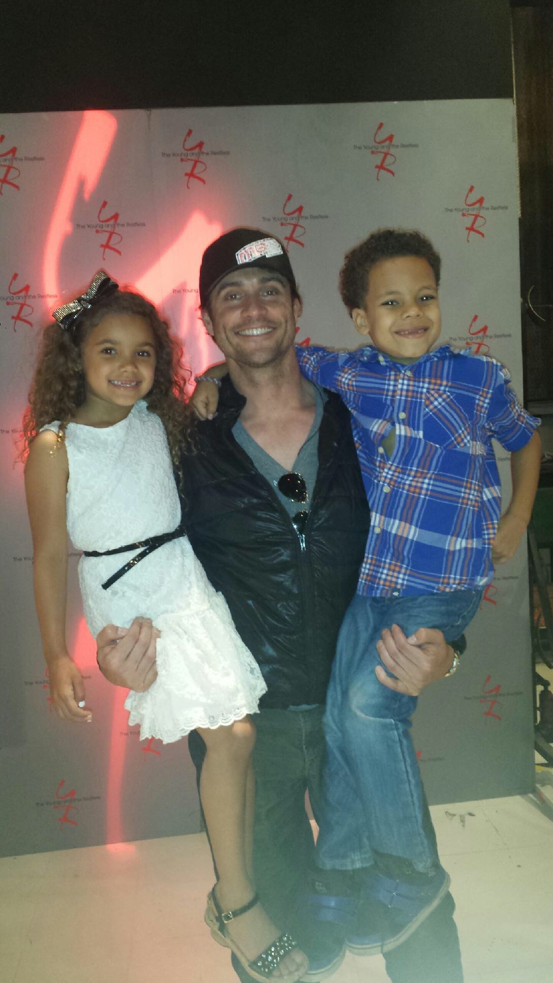 Y&R's 40th Anniversary McKenna Roberts, Daniel Goodard & Aidan Alexander