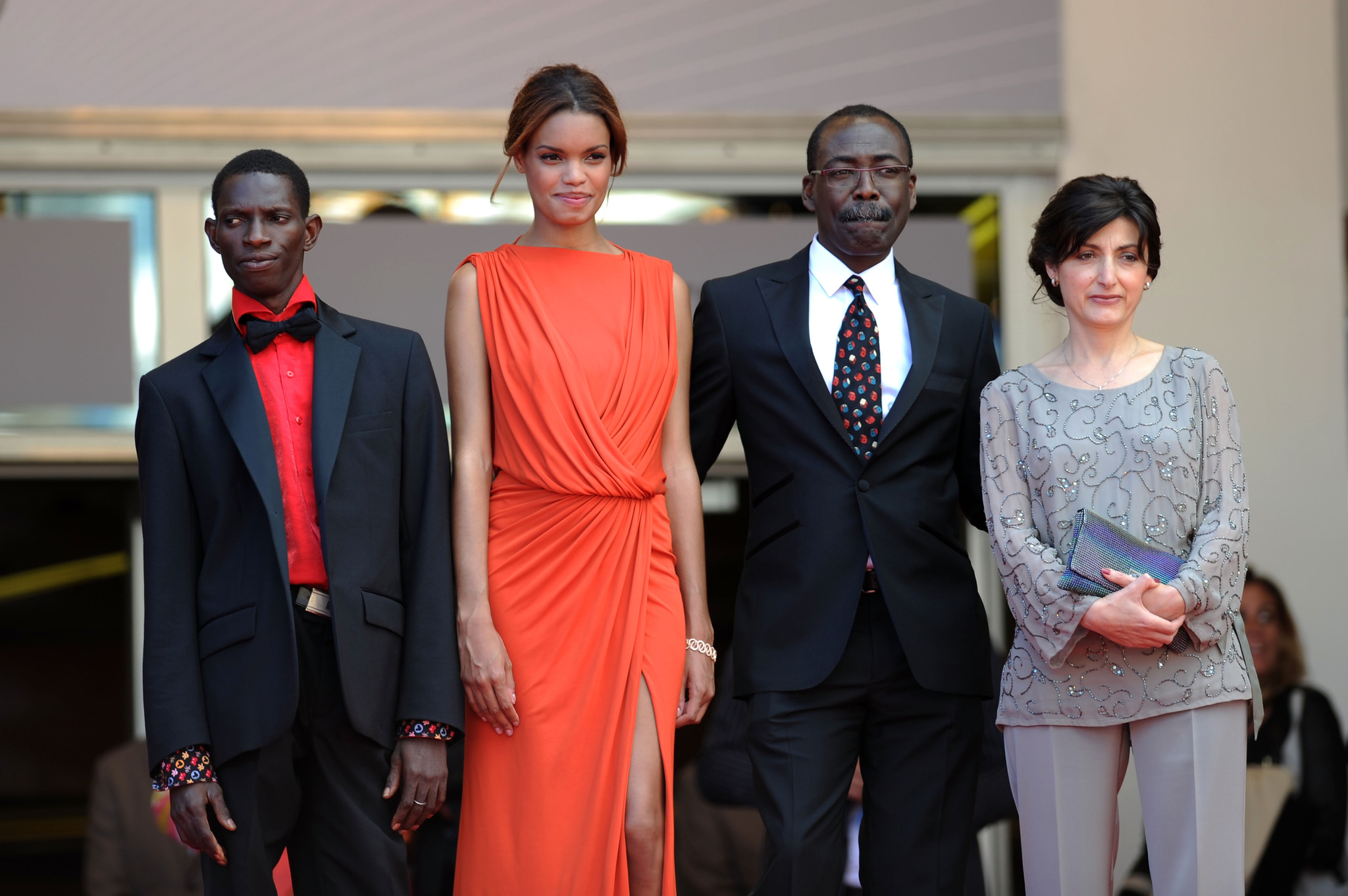 Mahamat-Saleh Haroun, Florence Stern, Anaïs Monory and Souleymane Démé at event of Grigris (2013)