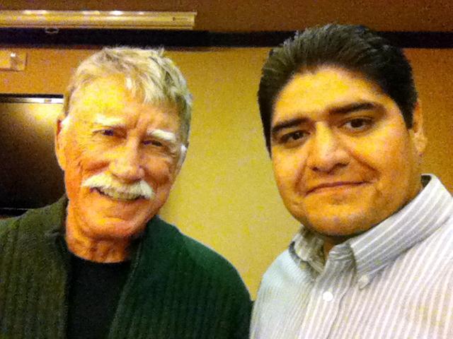 Hugo Matz with Mr. Alex Cord (from Airwolf 1984). [2013]