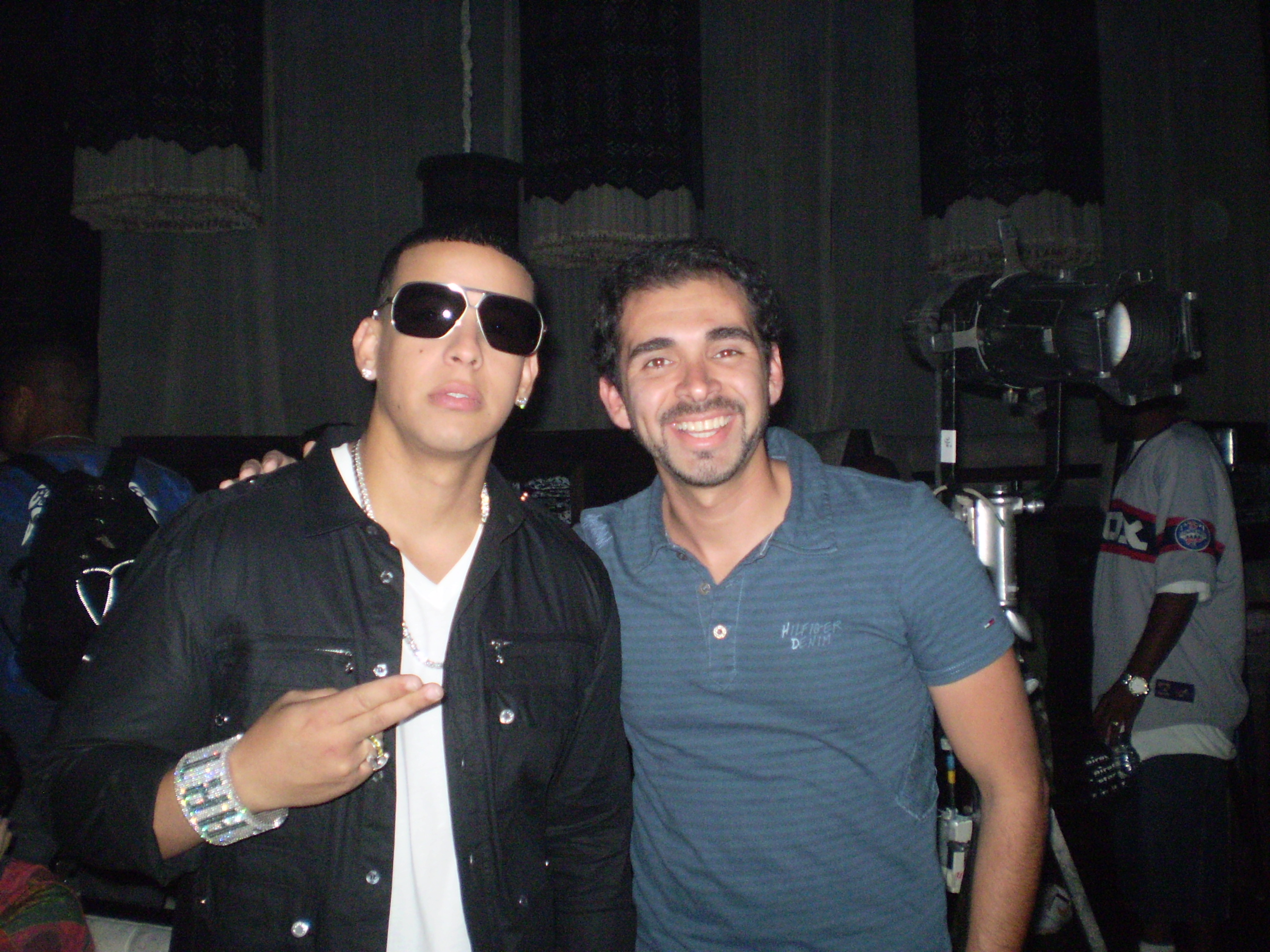 Andre Bauth and Daddy Yankee in Pose Video Set