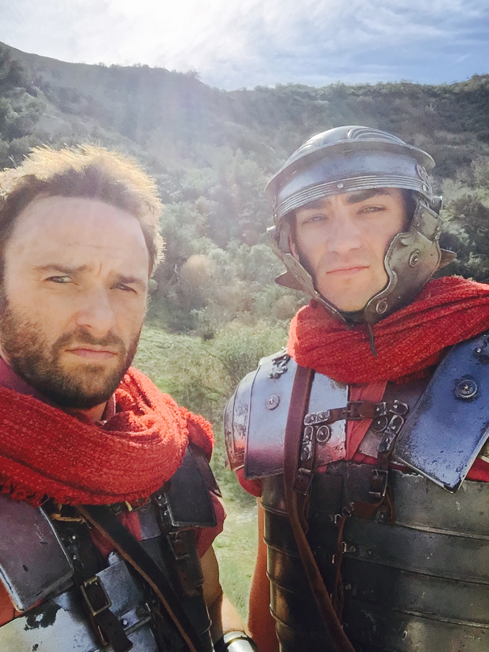 JKS as a Roman Soldier alongside fellow actor Chris Moss circa 25 AD. Filmed in Santa Clarita, CA for an undisclosed short film project.