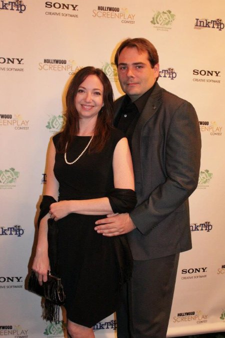 Adrienne Storch and Casey Lambert at the 2012 Hollywood Screenplay Contest.