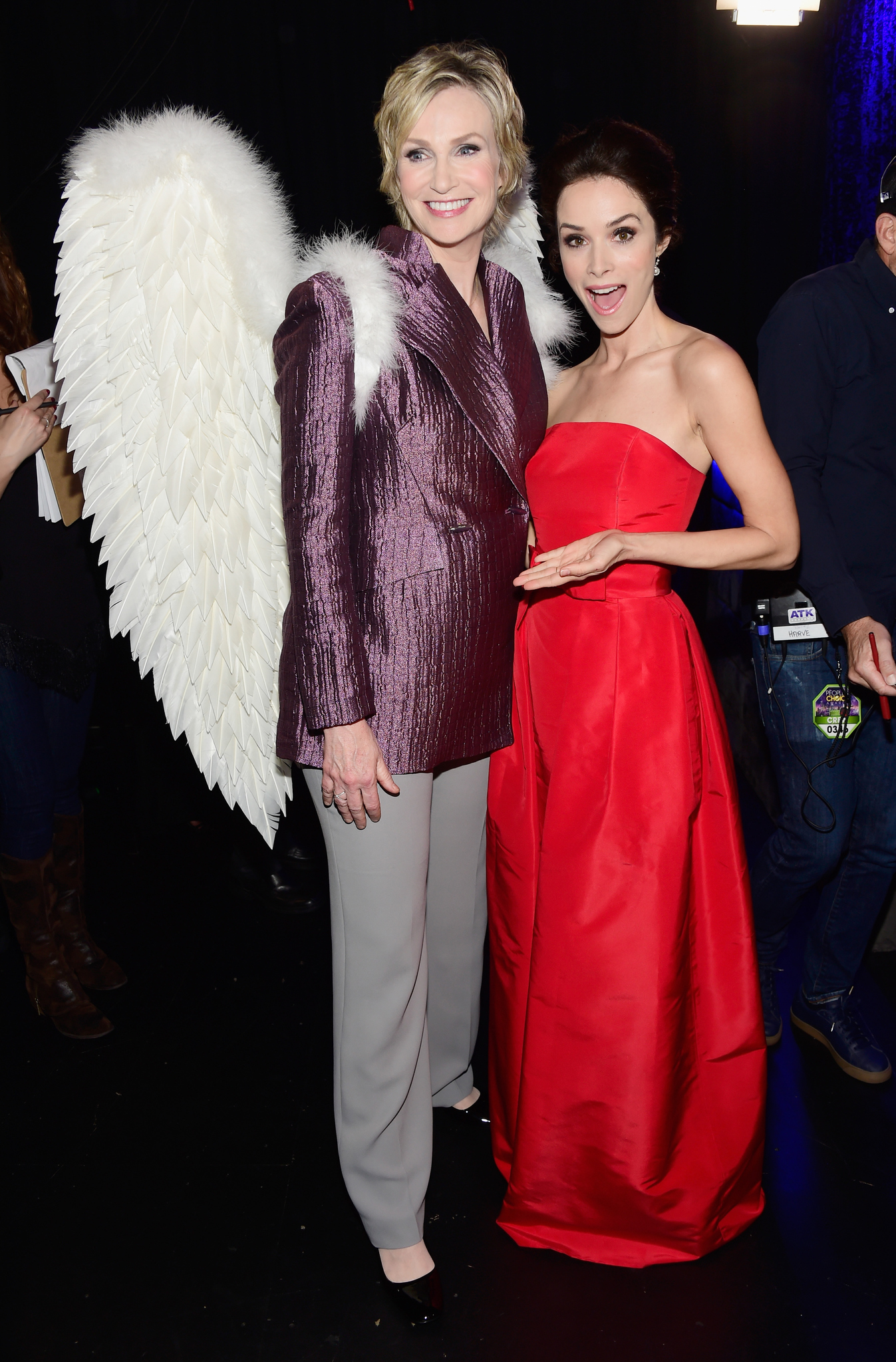 Jane Lynch and Abigail Spencer