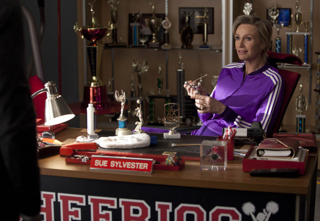 Still of Jane Lynch in Glee (2009)