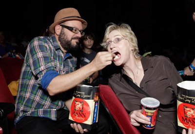 David Cross and Jane Lynch at event of Megamaindas (2010)