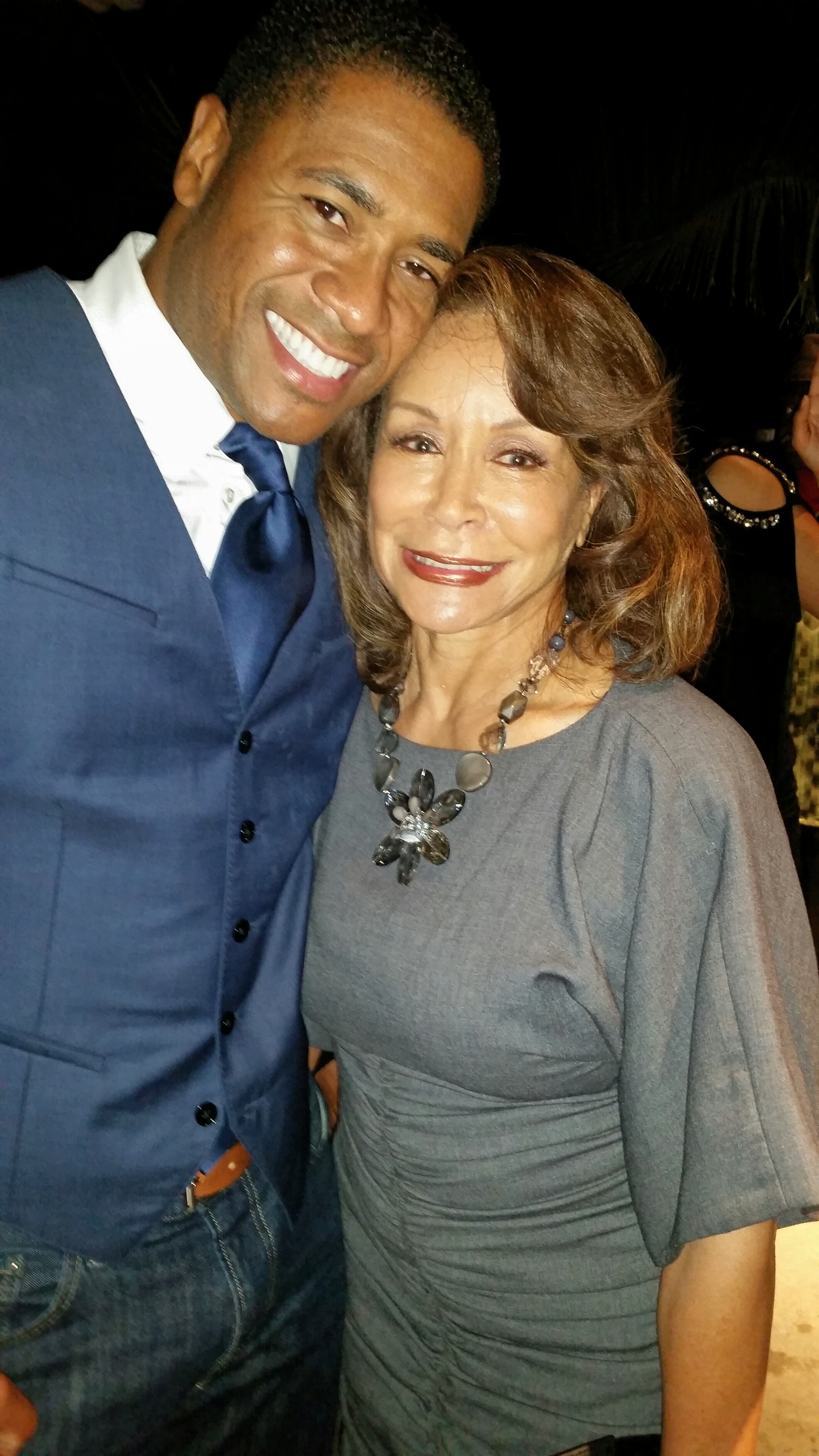 Singer/Actress Freda Payne and Mandell Frazier at event of 