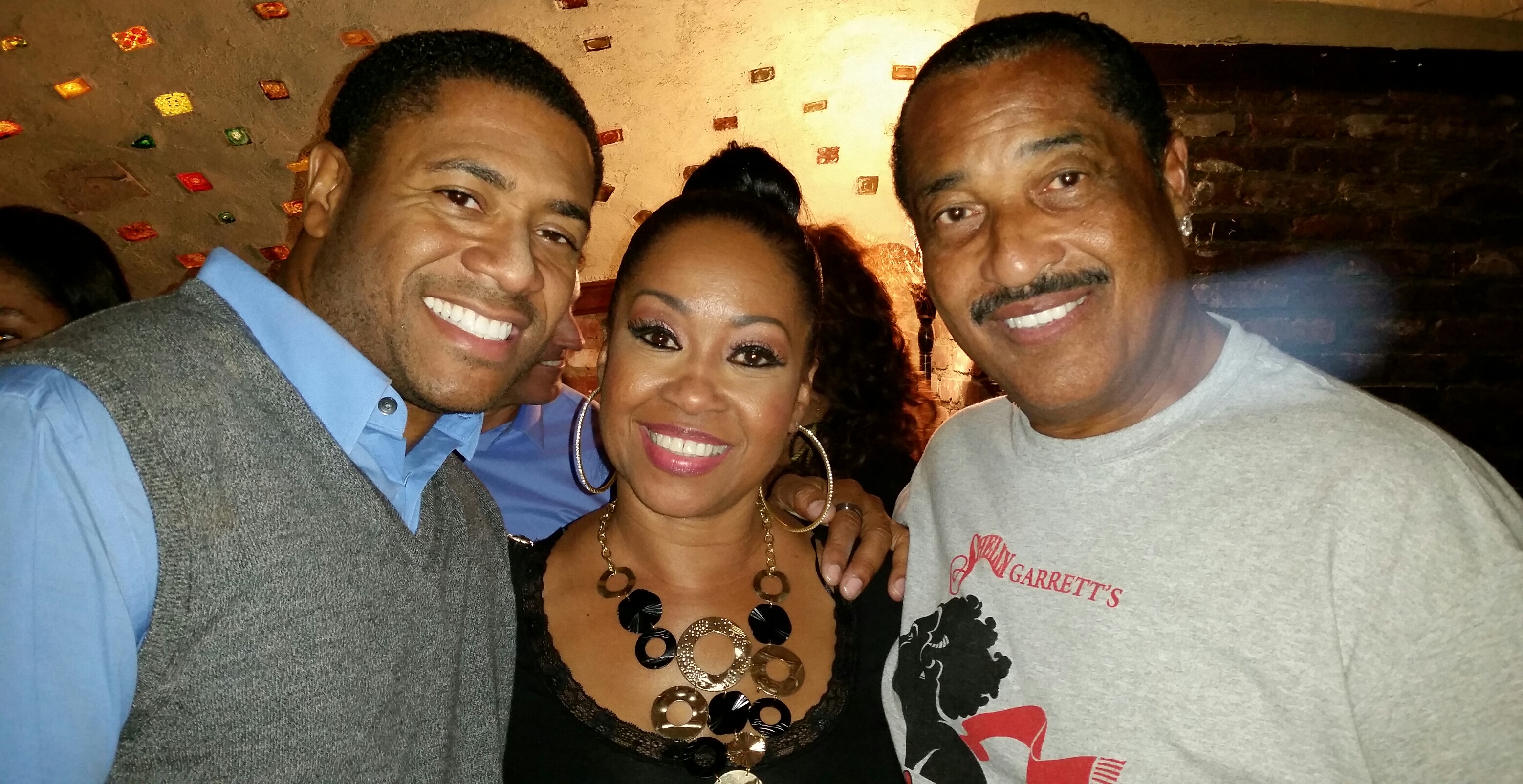 Playwright/Director Shelly Garrett, wife Doris Garrett and Mandell Frazier at event of 