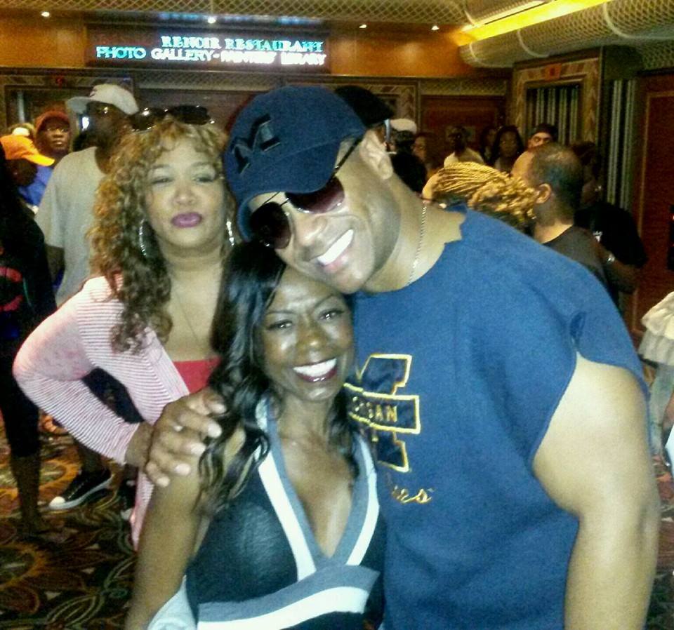 Comedienne Melanie Comarcho, Kym Whitley and Mandell Frazier at event of 