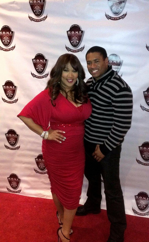 Kym Whitley and Mandell Frazier on the Red Carpet at event of TV One's 