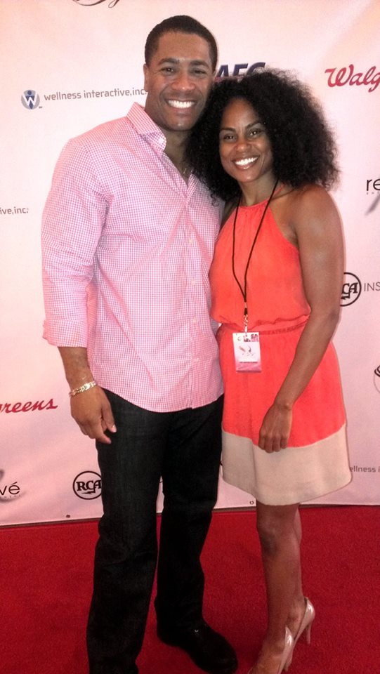 Actress Tiffany Snow and Mandell Frazier on the Red Carpet at event of the 
