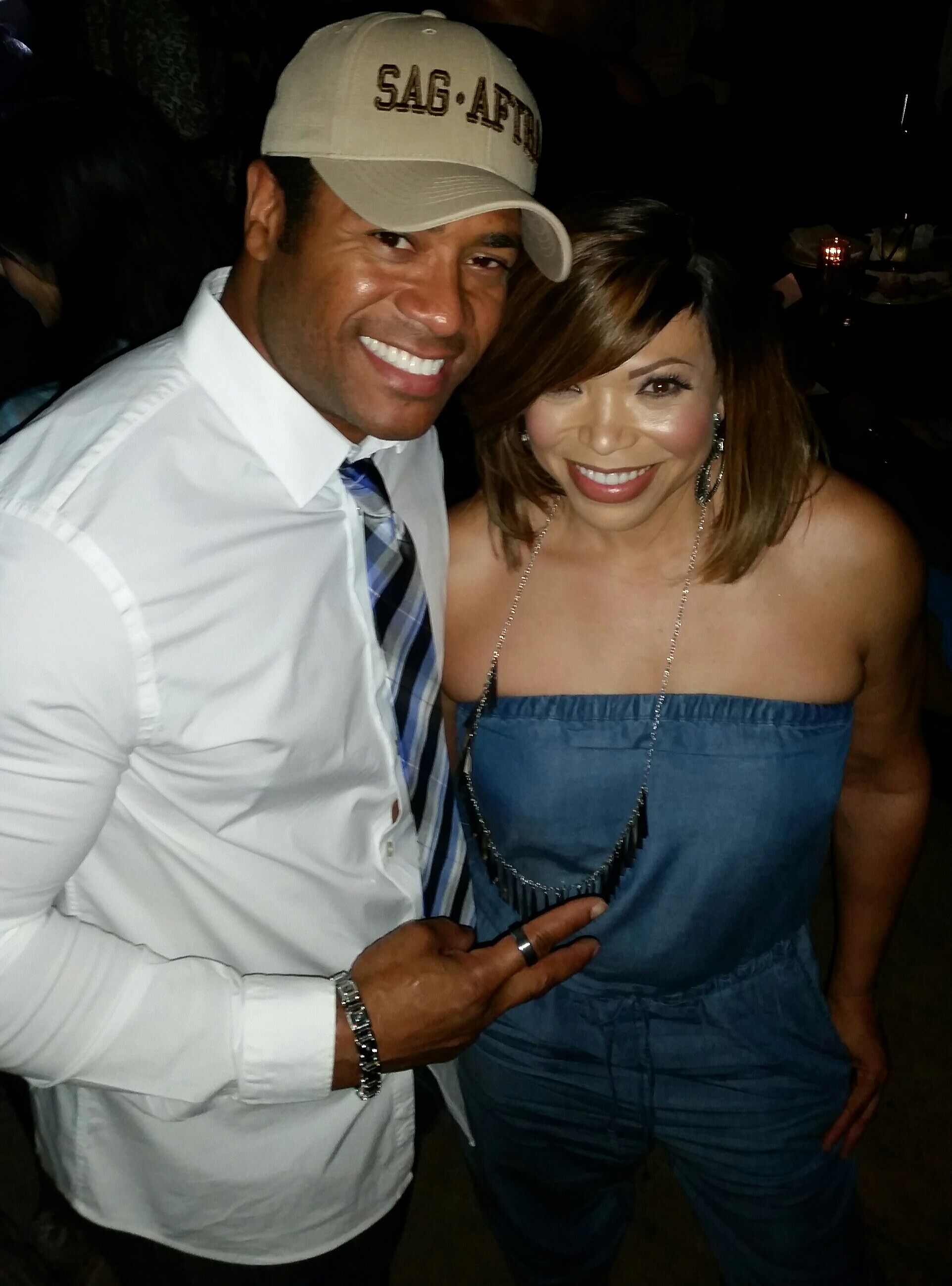 Tisha Campbell and Mandell Frazier at event of TVOne's 