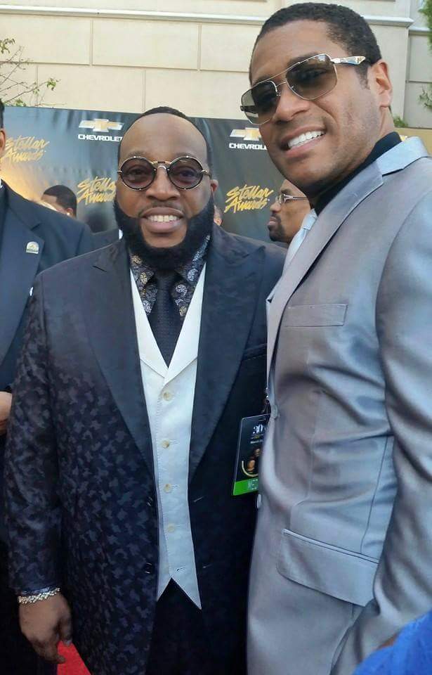 Gospel music Singer/Songwriter Marvin Sapp and Mandell Frazier on the Red Carpet at event of the 30th Annual 