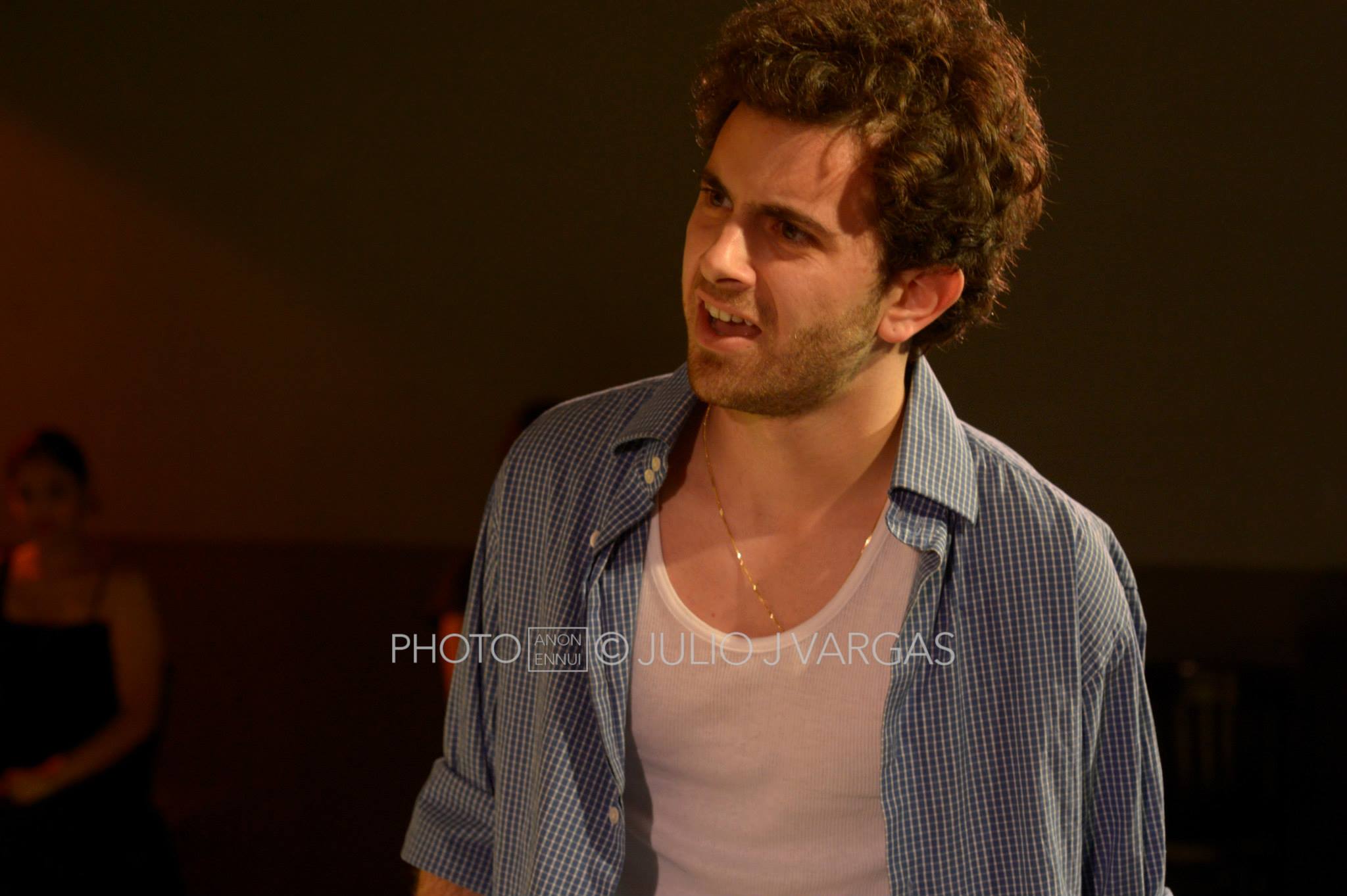 Rolandos Liatsos as Alvaro Mangiacavallo in the play 
