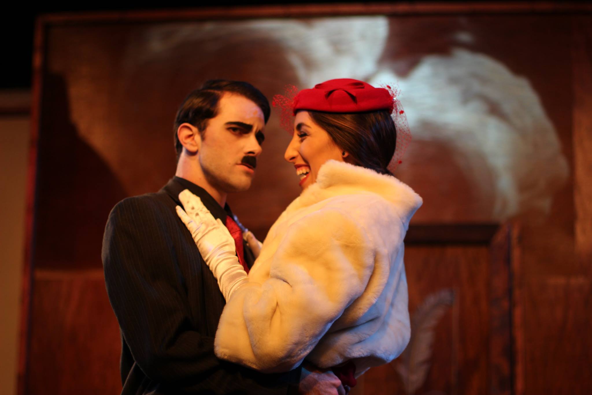 Rolandos Liatsos and Erika Garces in Brecht's play 