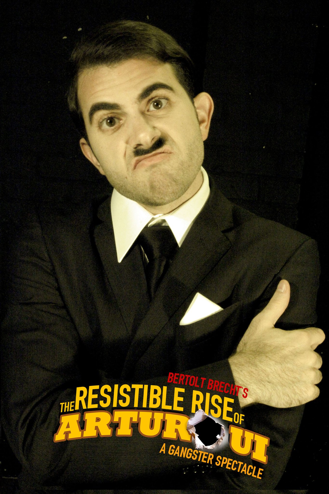 Rolandos Liatsos as Arturo Ui in Brecht's play 