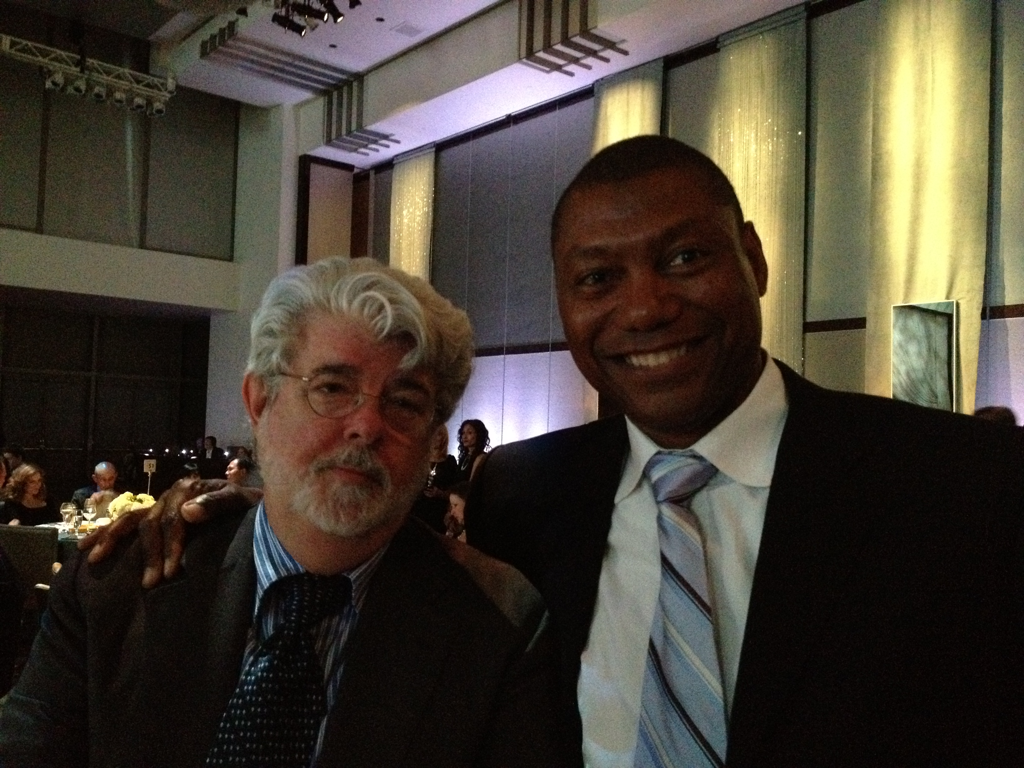 George Lucas and Marvin Glover