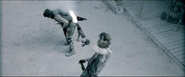 Kevin Kinkade in a scene from the Defiance Live Action Video Trailer