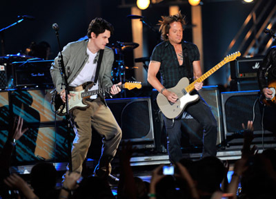 Keith Urban and John Mayer