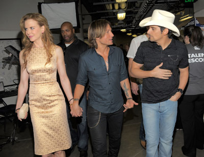 Nicole Kidman, Brad Paisley and Keith Urban