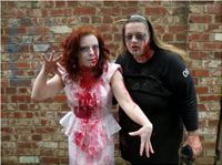 Justine Jones And Leanne Campbell as Zombiesin 