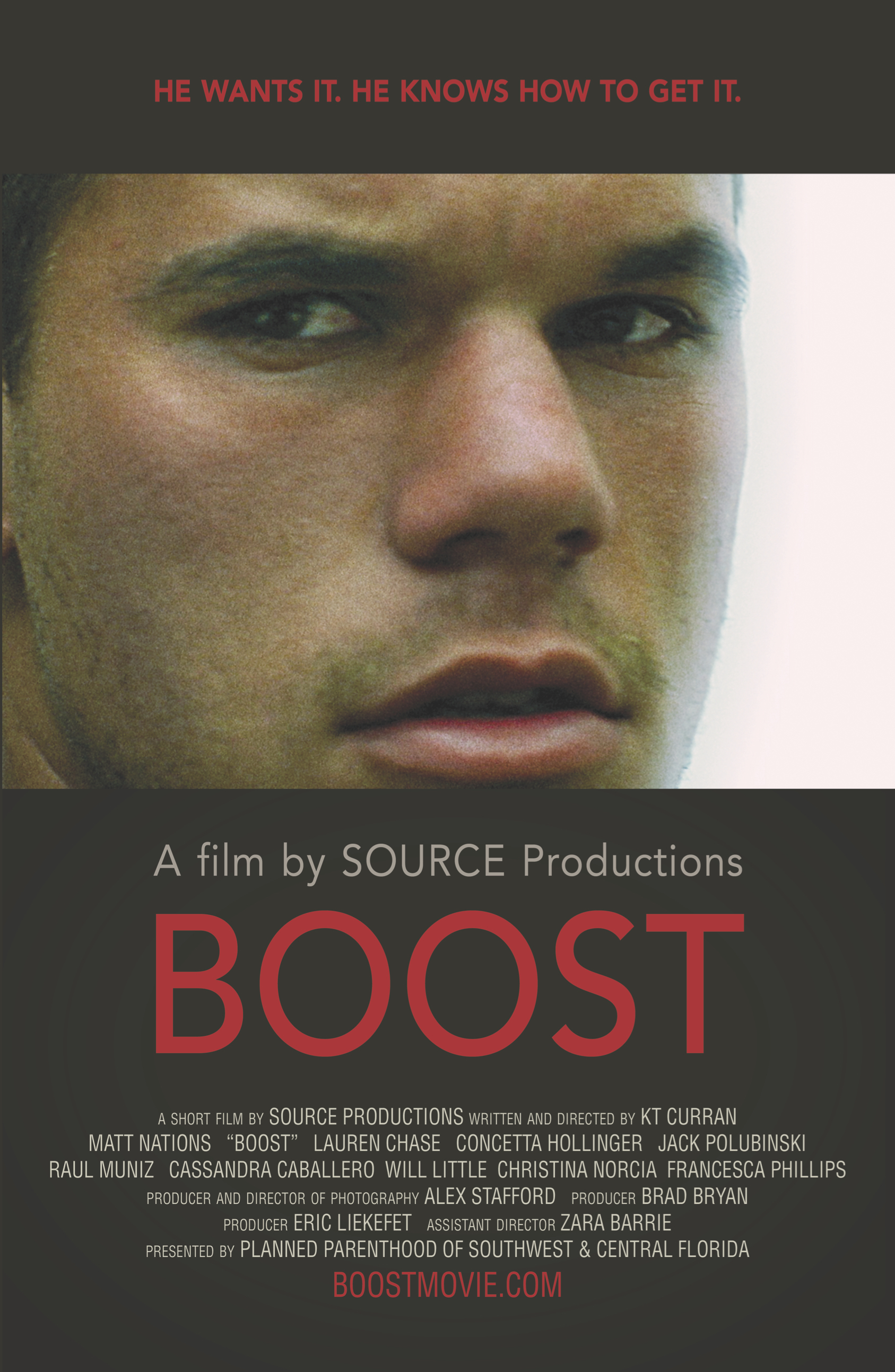 Matt Nations in BOOST, Written and Directed by KT curran