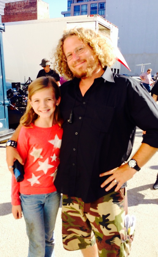 Emma Rose with Mega Shark vs. Mecha Shark Asst. Director Glenn Miller