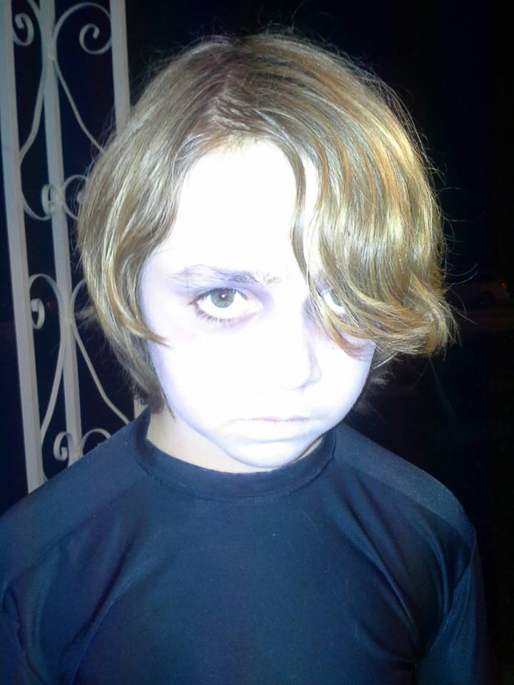 Jean Nasser as a demon child. Part he played on a pilot with Will Kemp