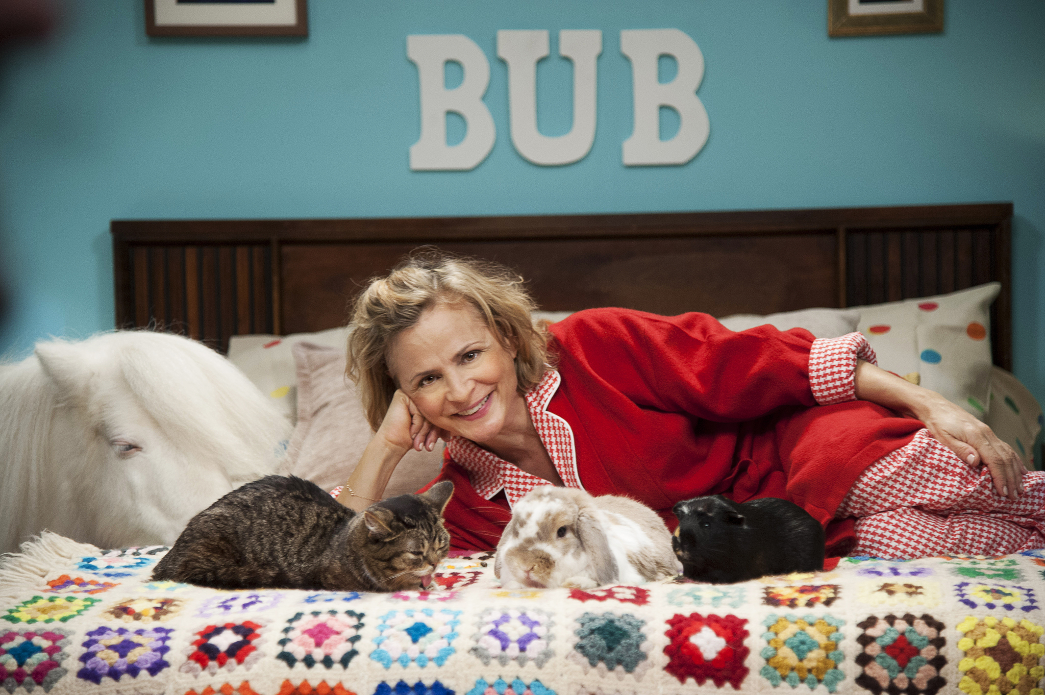 Amy Sedaris and Lil Bub