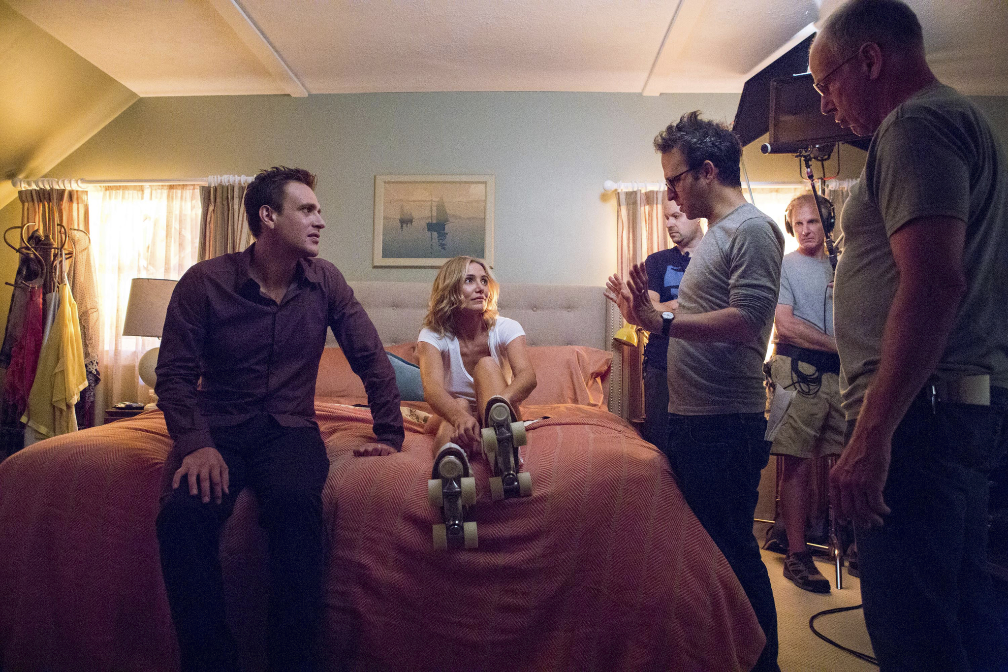 Cameron Diaz, Jake Kasdan and Jason Segel in Sex Tape (2014)