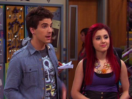 Still of Matt Angel and Ariana Grande in Victorious (2010)