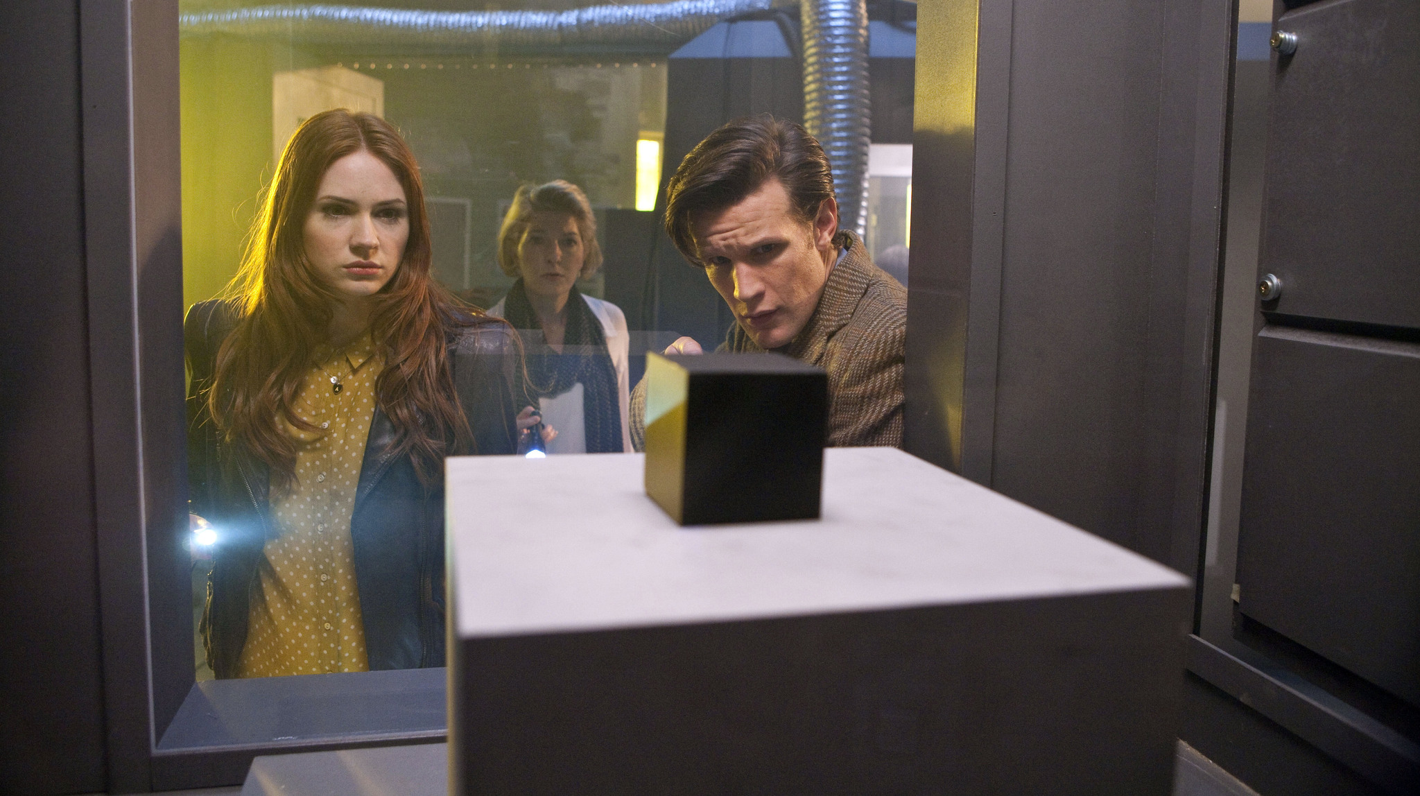 Still of Jemma Redgrave, Matt Smith and Karen Gillan in Doctor Who (2005)