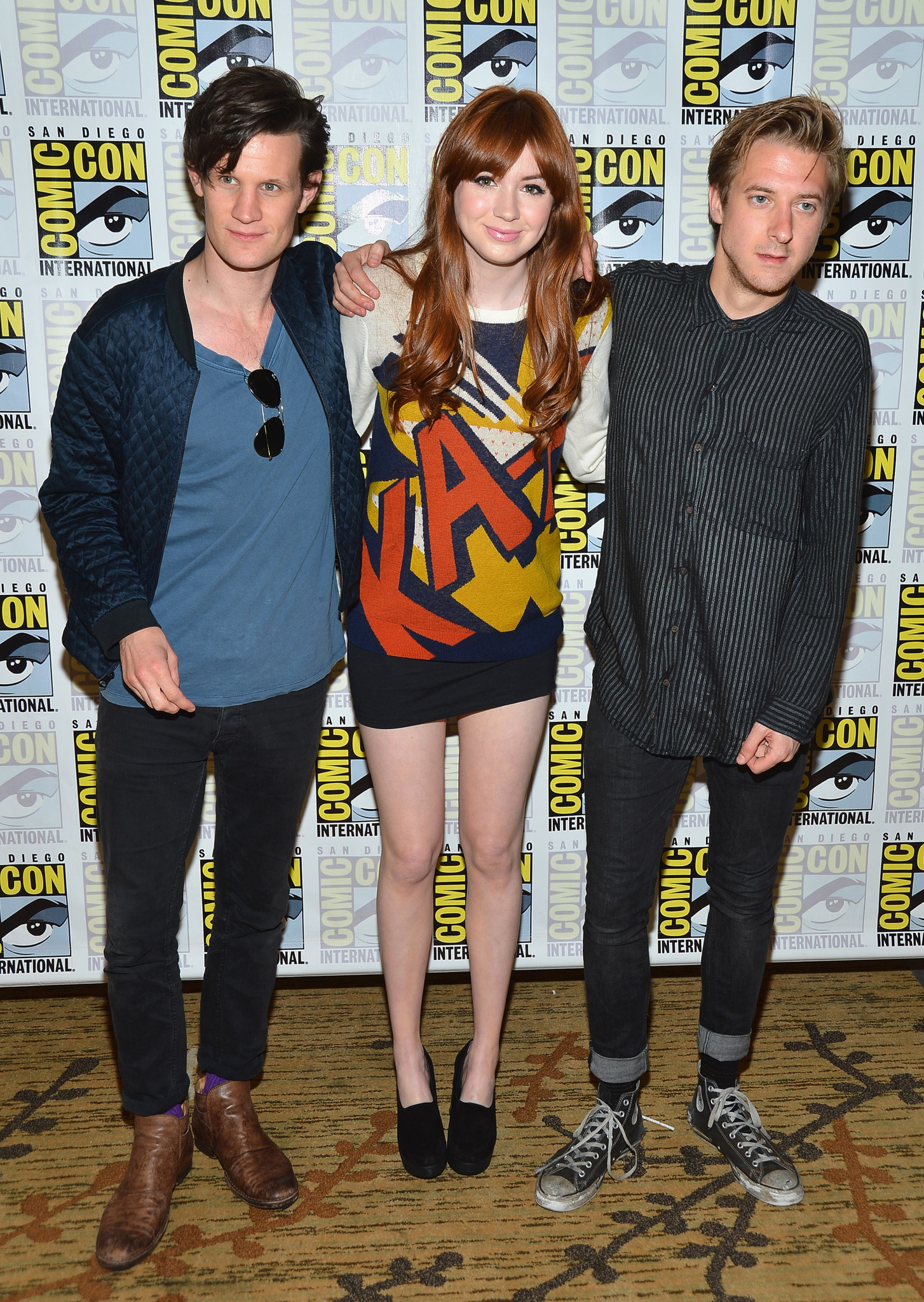 Matt Smith, Karen Gillan and Arthur Darvill at event of Doctor Who (2005)